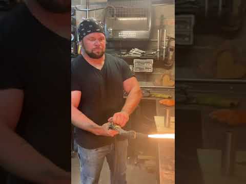 Blue color change on stainless