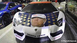 Trump Lamborghini Parked In Front Of The White House
