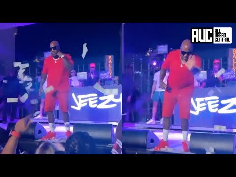 Jeezy Gets Upset After Fans Tried To Make It Rain On Him