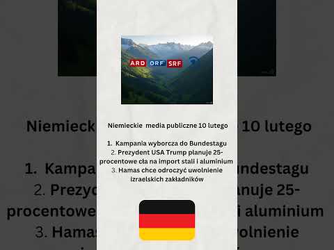 Niemieckie media publiczne 10 lutego