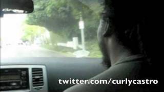 Curly Castro vs. Debruit Live Freestyle in Los Angeles Traffic Pt. 1