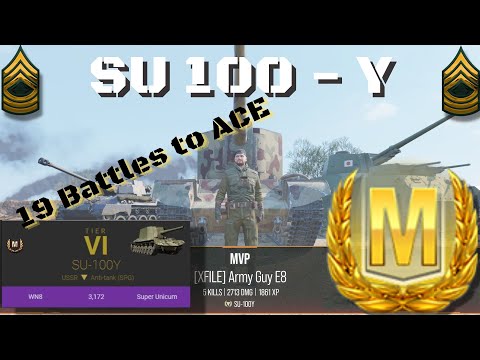 SU 100-Y Ace Tanker Battle, World of Tanks Console.