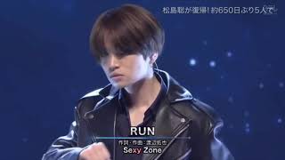 SexyZone   RUN下手だけど編集やってみた！