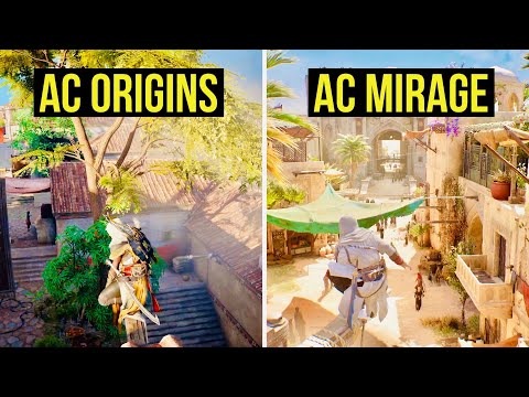 AC MIRAGE VS AC ORIGINS - QUAL O MELHOR JOGO PARA VOCÊ?