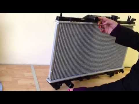 How to measure the core size of car radiator