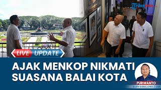 Momen Menkop Teten Masduki Nikmati Pemandangan Malang dari Balkon Balai Kota, Tuai Respon Positif