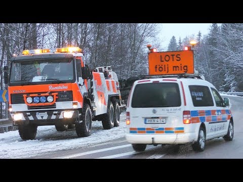Heavy Recovery - Volvo FL10 6x6 vs. Tank Truck - Ramströms - Sweden 4K