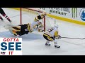 GOTTA SEE IT: Casey DeSmith Makes Ridiculous Diving Save With His Blocker