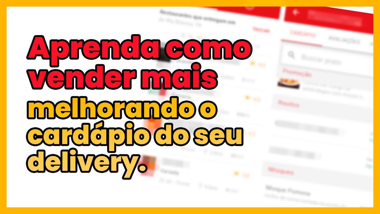 Engenharia de Cardápio para Delivery