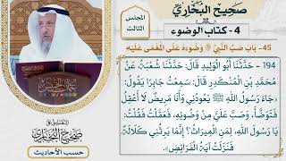 [194] حديث: جاء رسول الله يعودني فتوضأ وصب علي من وضوئه [باب صب النبي وضوءه على المغمى عليه]