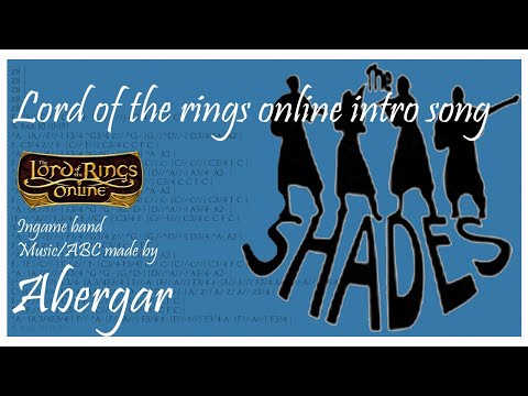 Lotro Music. Lotro band, The Shades play Lord of the rings-main theme-