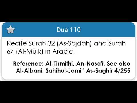 Dua 110 - Before Sleeping - Fortress of the Muslim - Hisnul Muslim