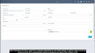 Perfex CRM Modules - Purchase Management - Invoices Management
