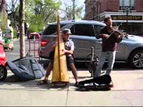Ezra Azmon & Derick Greenly - Celtic Harp and Violin - Toronto 2012