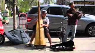 Ezra Azmon & Derick Greenly - Celtic Harp and Violin - Toronto 2012