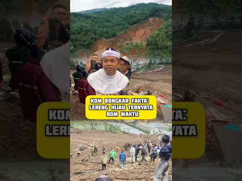 KDM Bongkar Penyebab Longsor Bandung Barat