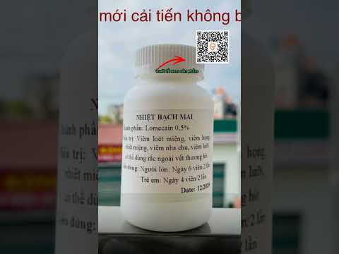 Lomecain Nhiệt Bạch Mai Lọ 500v Nhiệt Miệng - Giảm giá 350k, làm sạch nhanh
