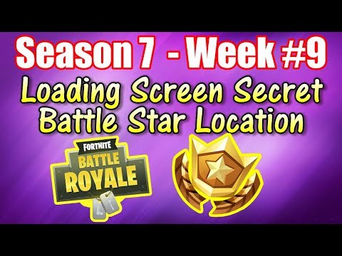 Season 7 Week #9 Loading Screen Secret Battle Star Location Guide