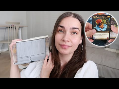 ASMR Large World of Warcraft TCG Unboxing