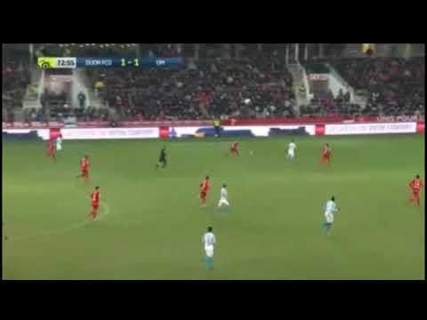 Goal Ocampos 1-2 Dijon vs Olympique Marseille