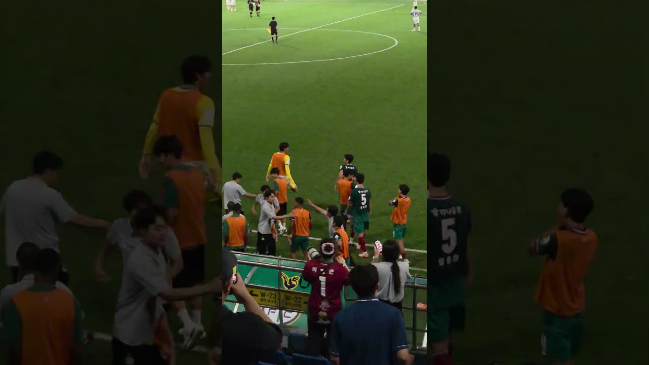 개신난 황선홍 감독 ㅋㅋㅋㅋ #대전하나시티즌 #축구 #k리그 #shorts