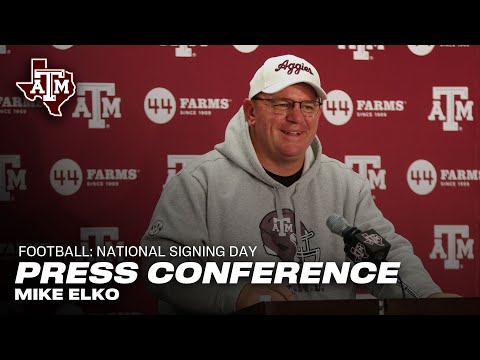 Mike Elko National Signing Day Press Conference