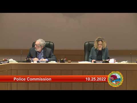 10.25.2022 Police Commission