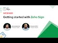 Getting started with Zoho Sign: 2023 | Digital Signature | Electronic Signatures