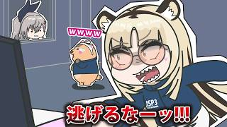 【手描き】威張るみこち、叫ぶにこ、そして一瞬で消えるリオナのカオスなJSPｗｗ【さくらみこ/響咲リオナ/虎金妃笑虎/ホロライブ切り抜き】