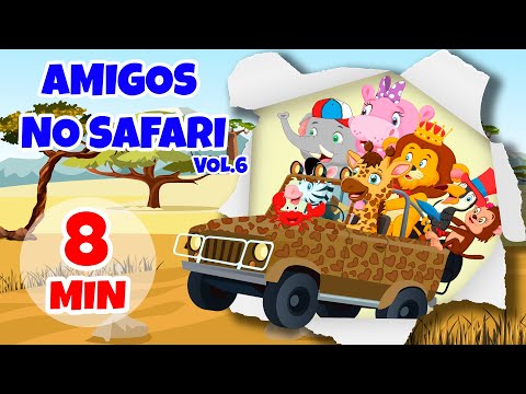 Amigos no Safari da Giramille Vol. 6 - Giramille 8 min | Desenho Animado Musical