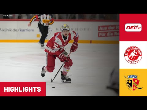DEL2: EC Bad Nauheim vs. ESV Kaufbeuren | Highlights