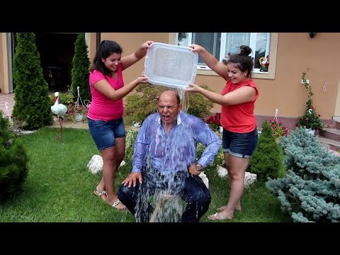 Marian Patuleanu - primarul comunei Singureni raspunde provocarii Ice Bucket