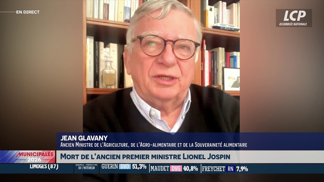 Décès de Lionel Jospin : « C’était un vrai capitaine d’équipe », se souvient Jean Glavany