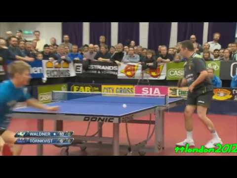 Jan Ove Waldner vs Andreas Törnkvist Swedish League 2016 (10-6)