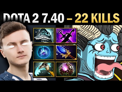 Queen of Pain Pro MID with 22 Kills and Vyse - Gameplay Dota
