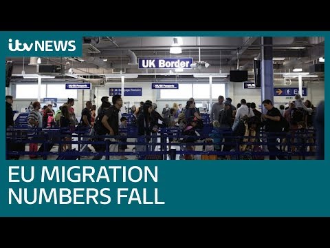 Net migration from EU falls to lowest level since 2012 | ITV News
