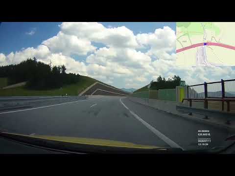Slovakia. Motorway D1, Ivachnová (temp.) — Beharovce, 2020, 4x