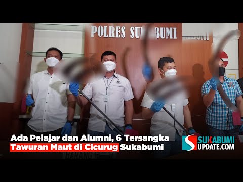Ada Pelajar dan Alumni, 6 Tersangka Tawuran Maut di Cicurug Sukabumi