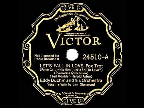 1934 HITS ARCHIVE: Let’s Fall In Love - Eddy Duchin (Lew Sherwood, vocal)