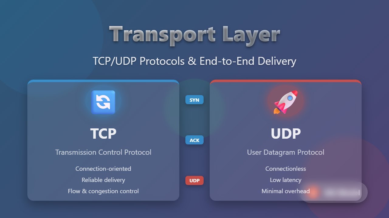 OSI Layer 4: Transport Layer Explained for Beginners (TCP/UDP)