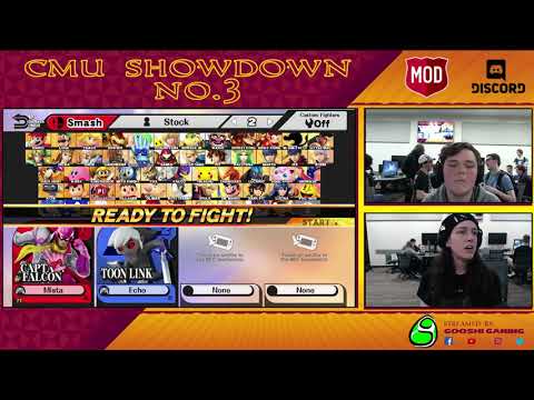 CMU Showdown 3: Colm (Falcon) vs Echo (Kirby/Toon Link)