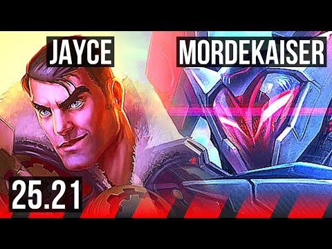 JAYCE vs MORDEKAISER (TOP) | 66k DMG, 25/5/16, Godlike | KR Master | 25.21