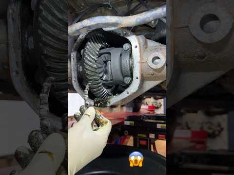 Destroyed Jeep Differential #broken #car #cars #asmr #automobile #diy #mechanic #repair