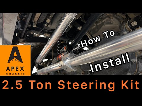 2.5 Ton Steering Kit | Apex Chassis | Install | Jeep Gladiator JT |