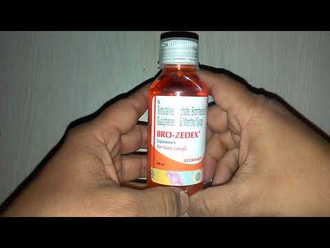 Bro-Zedex Expectorant For Wet Cough ब्रो जेडएक्स सिरप review Video