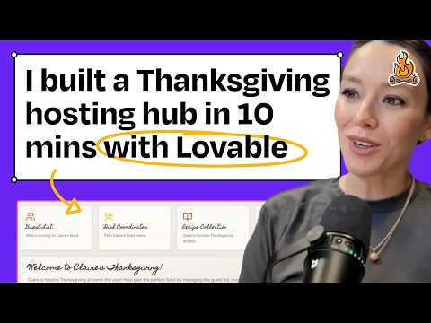 "Farm to table software": How I built a Thanksgiving party hub using Lovable