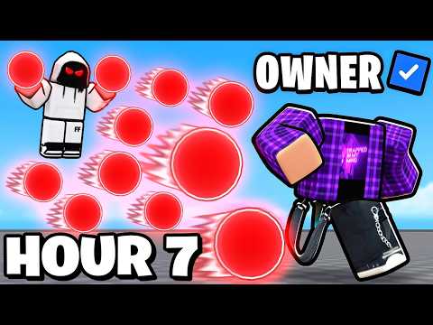 TROLLING The OWNER Of Blade Ball For 24 HOURS!!