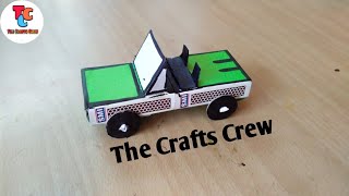 matchbox car  How to Make a Toy Car at Home Easy  