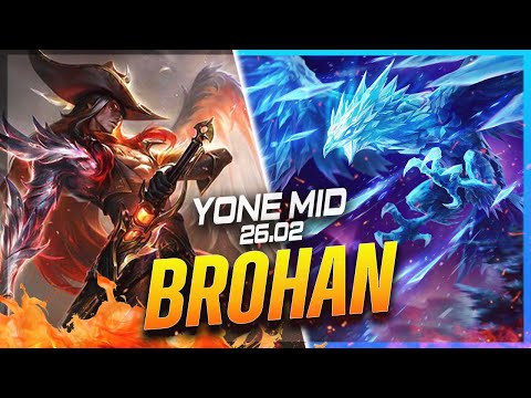BROHAN - Yone vs Anivia MID Patch 26.2 - Yone Gameplay