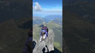 Download lagu 3700m high plank on Eiger North Face - (Gabriel Lott) #eiger  #wingsuit mp3